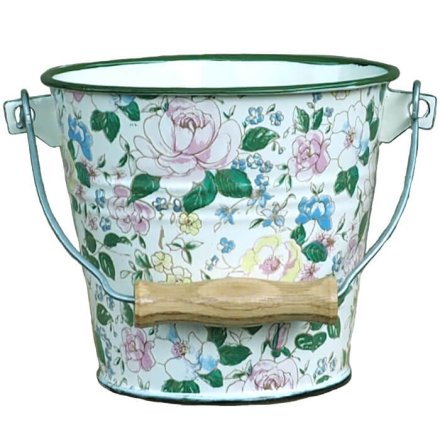 Smaltované vedro 1 L DECOR