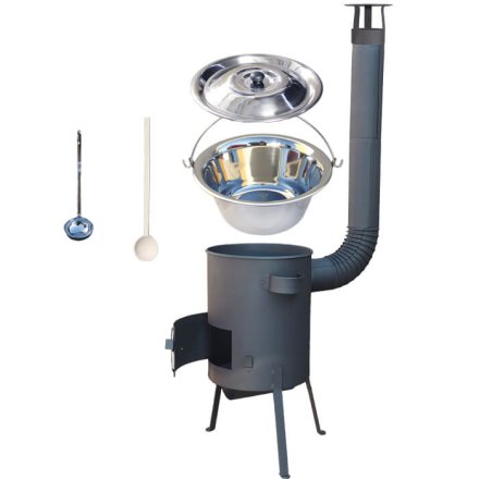 Antikorový kotlík 22 L (0,8 mm) + žiaruvzdorná kotlina 42 PLUS 600 4 MM