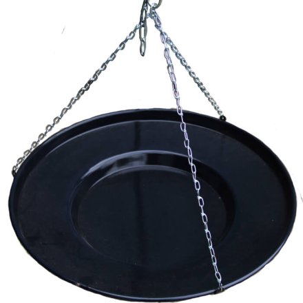 Smaltovaná panvica s retiazkou na grilovanie 56 cm