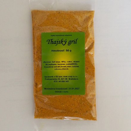 Thajský gril - koreniaca zmes na grilované a ražnené mäso 50 g