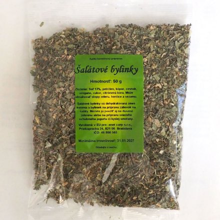 Šalátové bylinky - zmes korenia a byliniek 50 g