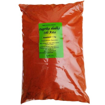 Sladká paprika mletá 140 ASTA 1 kg