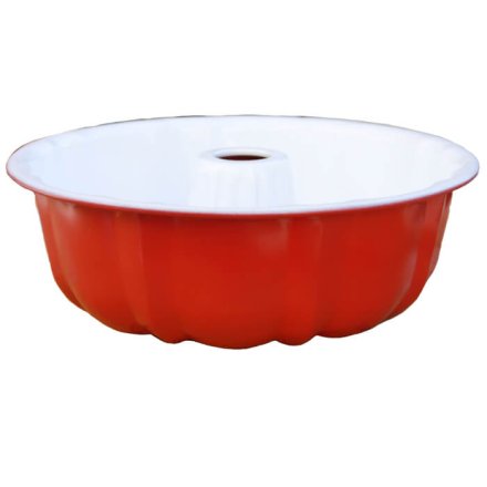 Forma na bábovku keramická RED 24 x 8 cm