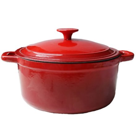 Hrniec liatinový s pokrievkou RETRO 6,2 l