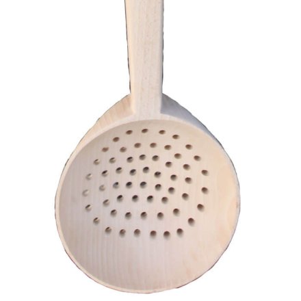 Veľká naberačka – varecha - dierovaná 70 cm