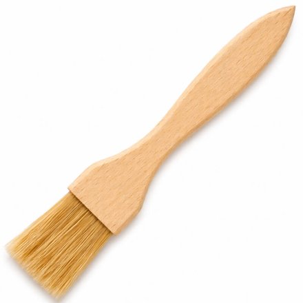 Drevený kuchynský štetec 18 cm prírodné štetiny bukové drevo