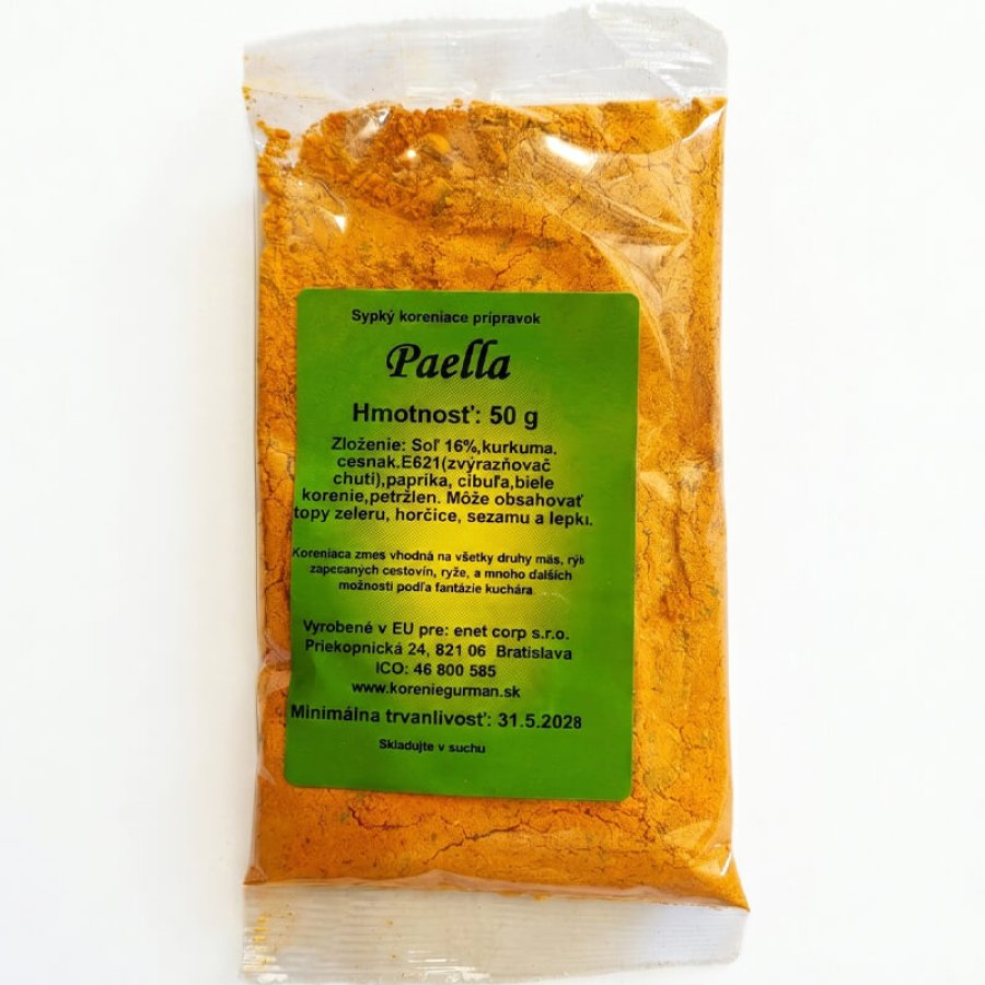 PAELLA Korenie 50g s Kurkumou a Cesnakom
