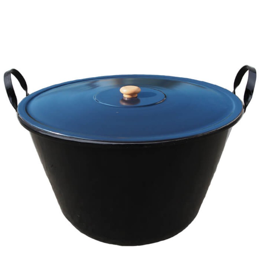 Smaltovaný kotol na zabíjačku 70 L (1,2 mm) + pokrievka