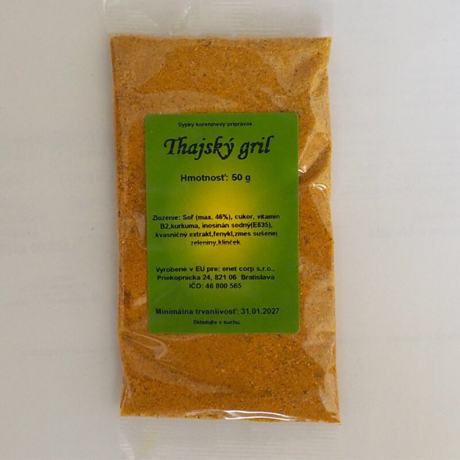 Thajský gril - koreniaca zmes na grilované a ražnené mäso 50 g
