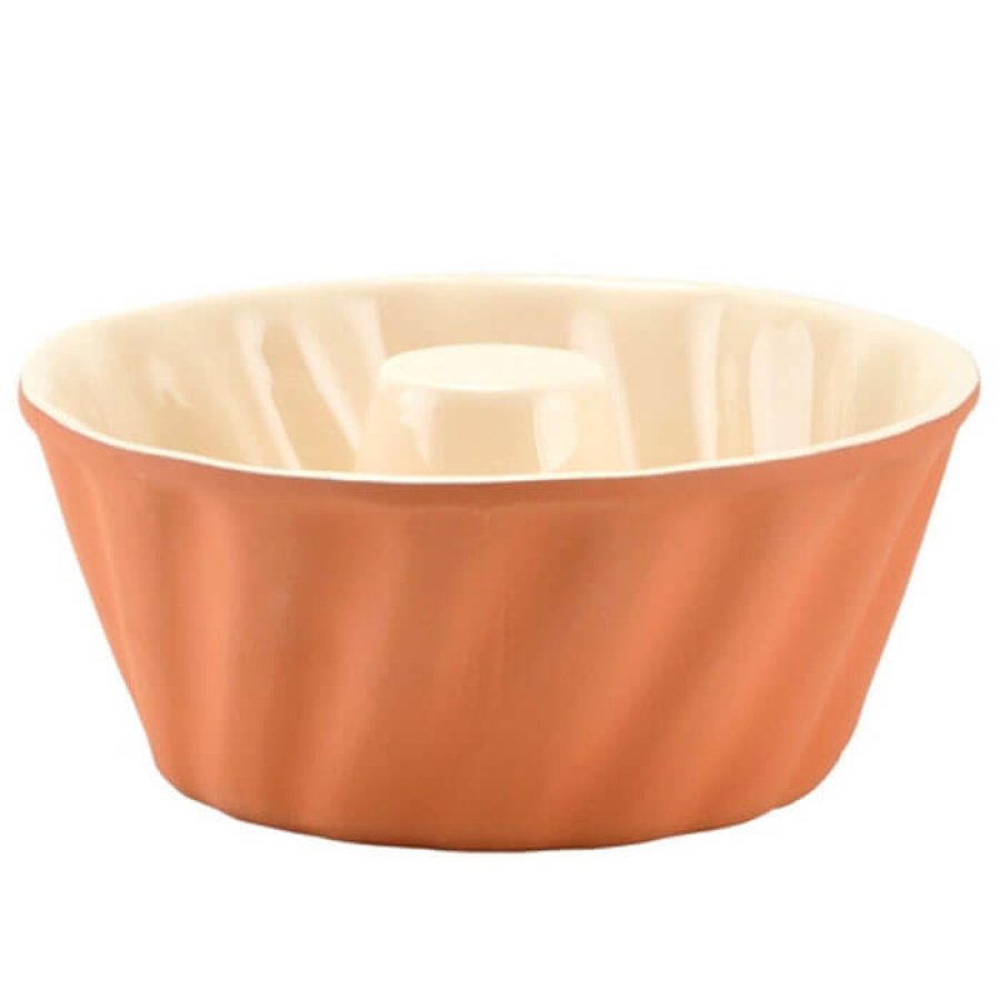 Forma na bábovku hlinená s glazúrou 25 cm