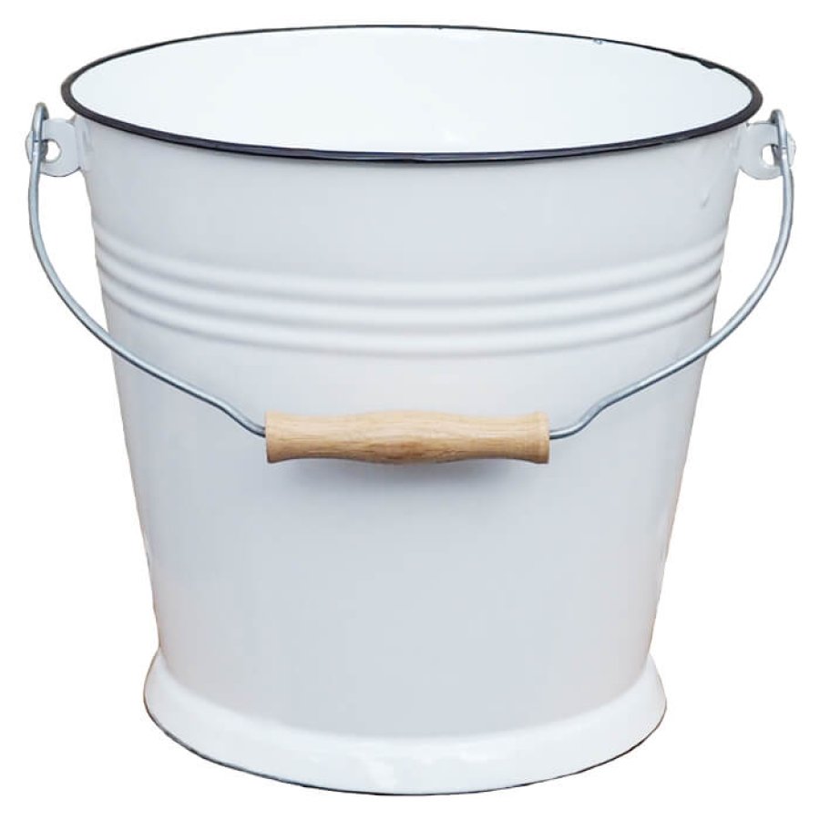 Smaltované vedro biele 10 L