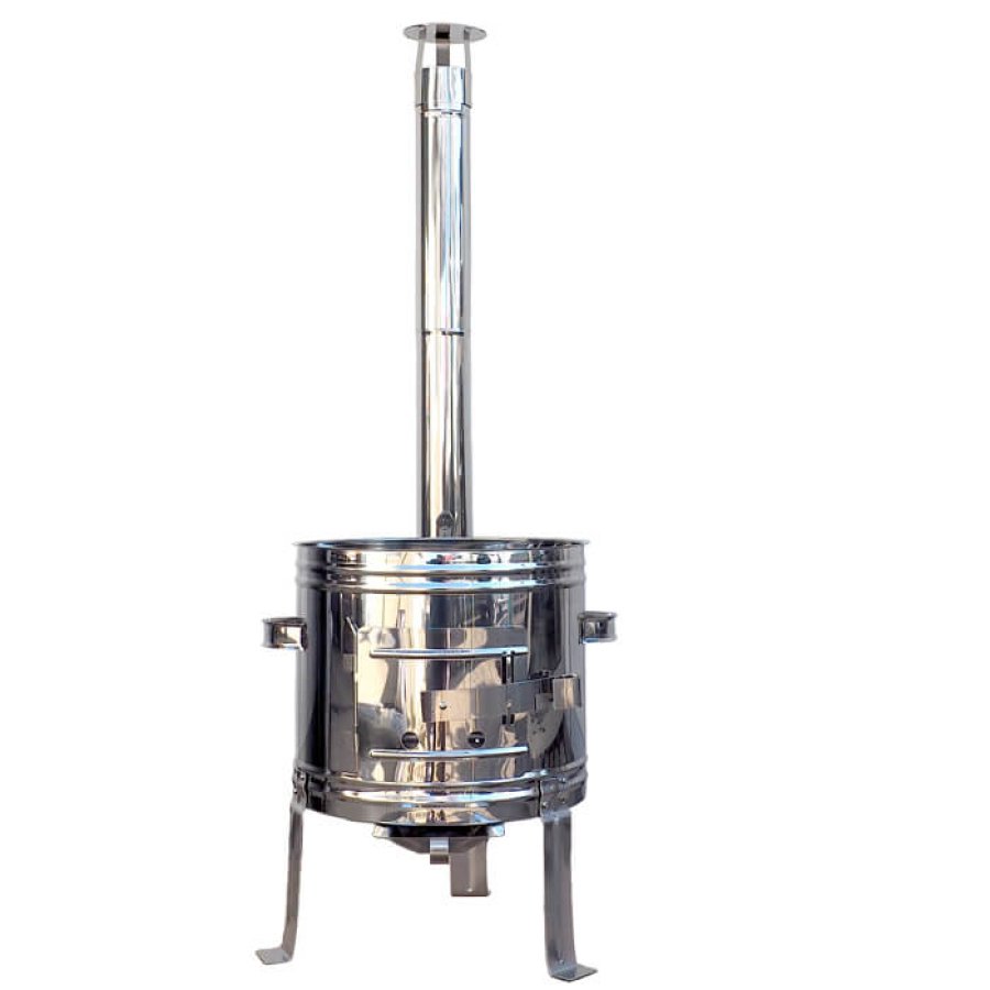 Nerezová kotlina s antikorovou úpravou 36 cm INOX