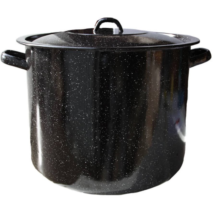 Smaltovaný hrniec s pokrievkou 40 l